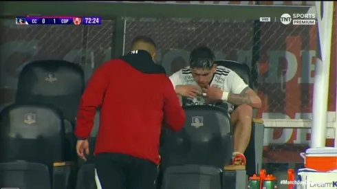 La pelea de Almirón con Palacios.