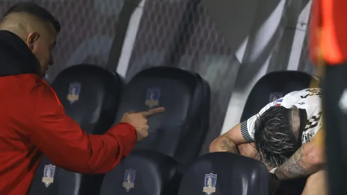 Jorge Almirón y Carlos Palacios tuvieron problemas.