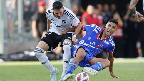 Ramiro González en un Superclásico ante U. de Chile que terminó igualado sin goles en el Monumental.