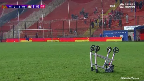 El momento fue captado por TNT Sports.