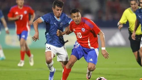 Alexis Sánchez ante Paraguay.