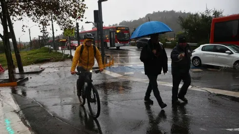 Santiago, 13 de junio de 2024.<br />
Lluvia en Santiagi