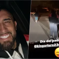 Con la segunda en la mira: Arturo Vidal no para ni en el Día del Padre por Colo Colo