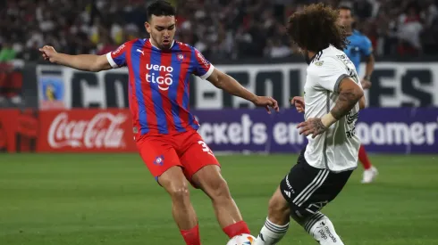 Fabrizio Peralta ante el Peluca Falcón en el Monumental.