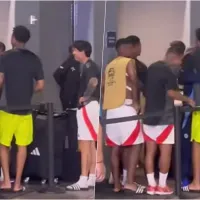 El reencuentro de Ricardo Gareca con los jugadores de Perú tras el empate de la Roja