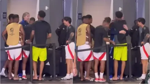 Ricardo Gareca tuvo un emotivo momento con sus exdirigidos de Perú