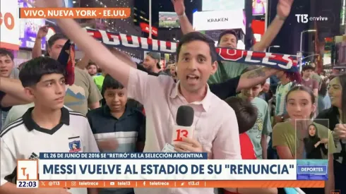 Los hinchas de la Roja ayudaron a un periodista en Nueva York