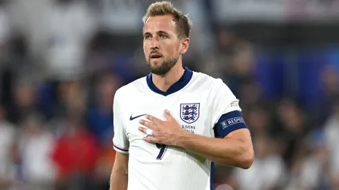 Harry Kane en el encuentro entre Inglaterra y Eslovenia, la última jornada de la fase de grupos de la Euro 2024.