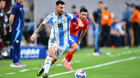 Lionel Messi ante Chile.