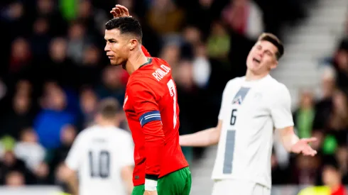 Cristiano Ronaldo en el último y único enfrentamiento entre Portugal y Eslovenia.