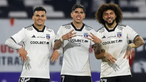 Cepeda festejó junto a Palacios y Falcón.