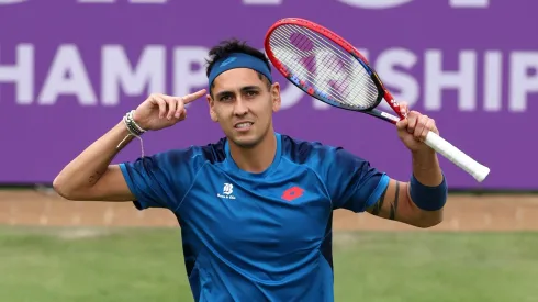 Alejandro Tabilo disputa Wimbledon 2024.