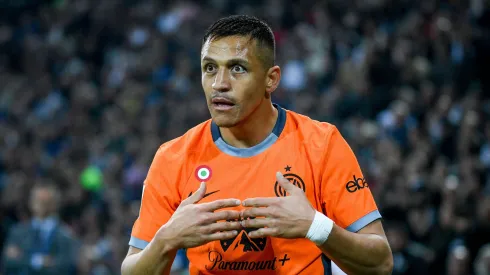 Alexis Sánchez enfrentando a su ex equipo, el Udinese.