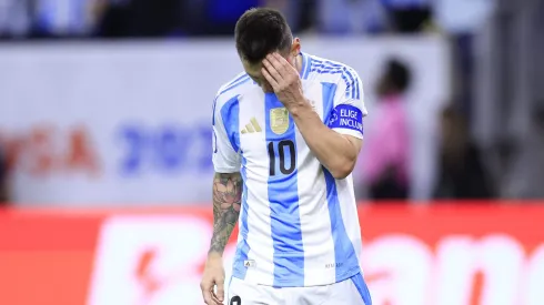 Lionel Messi jugó mal ante Ecuador.