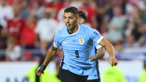 Luis Suárez en el partido entre Uruguay y Estados Unidos.