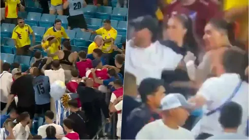 Darwin Núñez se agarró a combos con hinchas de Colombia y arriesga castigo en Uruguay.