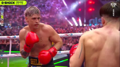 El chileno aguantó 9 minutos golpes de lleno.