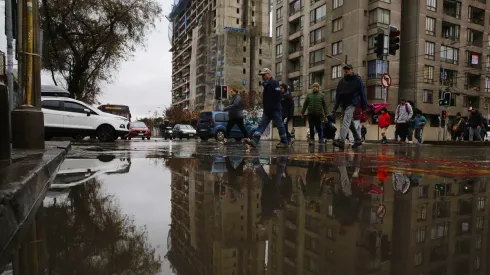 Lluvia en Santiago