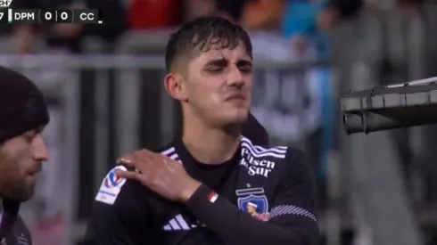 Gutiérrez dejó la cancha y fue reemplazado por Rojas