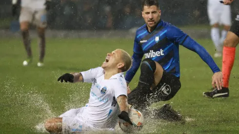 Yeferson Soteldo en el CAP con Gremio.