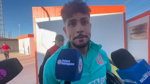 Antonio Díaz debutó en el Campeonato Nacional por la U.