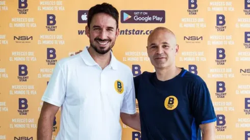 Benjamín Ruiz e Iniesta son socios de una app para encontrar nuevos talentos
