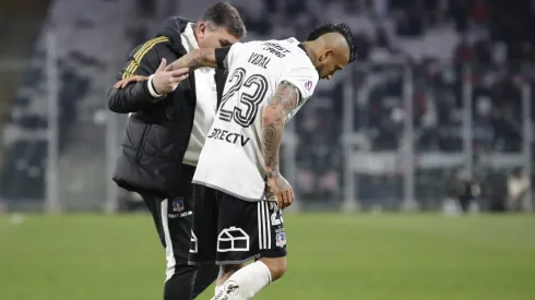 Vidal se retira lesionado del partido ante Unión Española
