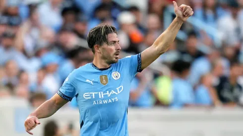 Jack Grealish en el partido amistoso entre Manchester City y Celtic.