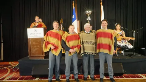 Los campeones de chile Felipe Undurraga con Luis Huenchul. Crédito Fernando de la Fuente