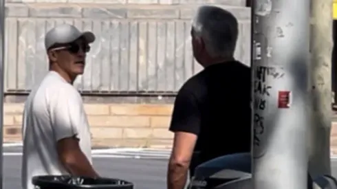 Alexis Sánchez fue captado en Barcelona.