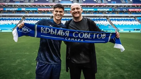 Thomas Galdames acompañó a un chileno que dejó huella en el Krylia Sovetov de Samara, en Rusia.