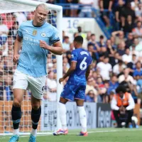 Haaland comienza la temporada a puro gol y le da el triunfo al Manchester City ante Chelsea