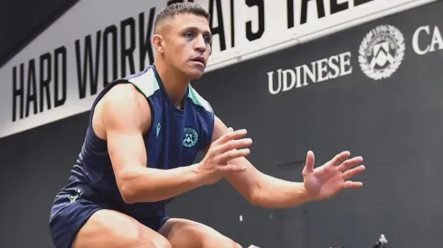 Alexis Sánchez se queda con las ganas de redebutar con el Udinese.