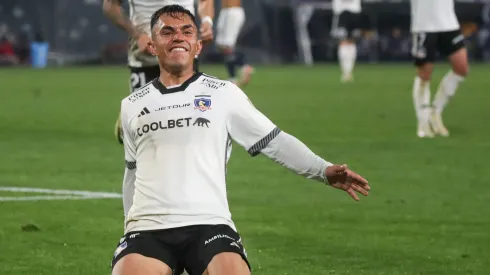 Vicente Pizarro celebra su gol a Junior.