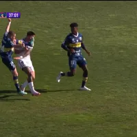 Patada voladora: expulsión y arraigo nacional para jugador de Everton ante Colo Colo