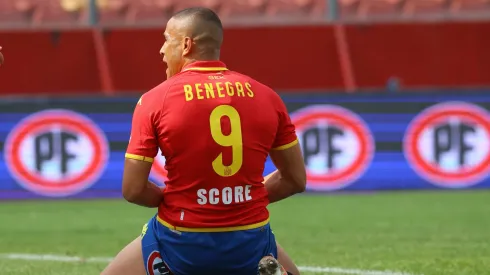 Leandro Benegas sufrió un golpe que le provocó una herida.