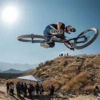 Pedro Burns sigue brillando en el Tour Nacional de Descenso en el Cerro Chena