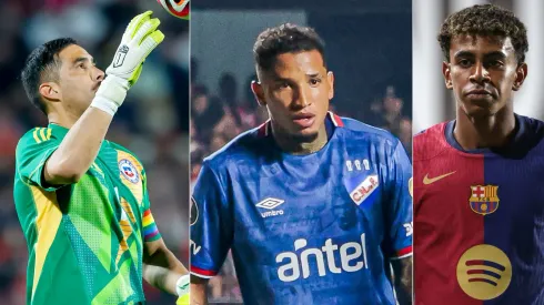 El portero chileno, el fallecido zaguero uruguayo y el extremo del Barcelona compartieron el mismo grupo en un sitio web.