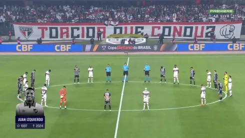 Sao Paulo hizo un minuto de silencio por Juan Izquierdo