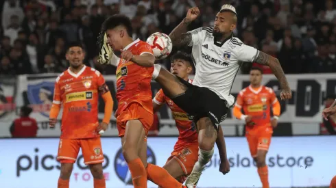 Arturo Vidal en el Colo Colo vs Cobreloa de la fecha 8 del Campeonato Nacional 2024.