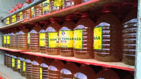 Esta bebida es tradicionalmente usada para la elaboración del "terremoto".