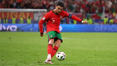 Cristiano Ronaldo en el partido de cuartos de final de Portugal contra Francia, en la Euro 2024.