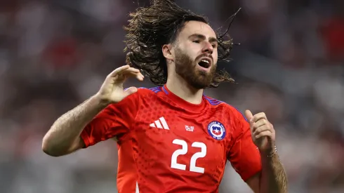 Ben Brereton Díaz durante el partido de Chile en la última Copa América.