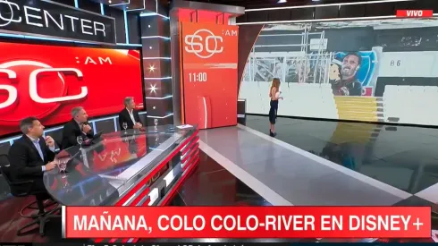 Marcelo Espina se sorprendió al verse en el Monumental