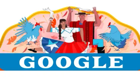 Doodle de Google por Fiestas Patrias.