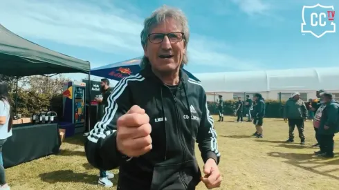 Daniel Morón se lució con una paya colocolina