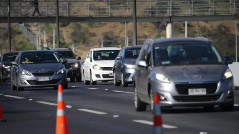Vehículos en la Ruta 5 Sur.