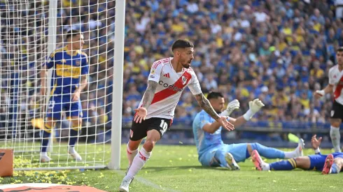Manuel Lanzini salió lesionado en el triunfo de River vs Boca Juniors