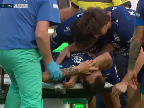 Catalán preocupa en la Roja: fue sacado en camilla por lesión