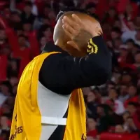 Arturo Vidal desafía a todo el Estadio Más Monumental y River Plate en el calentamiento